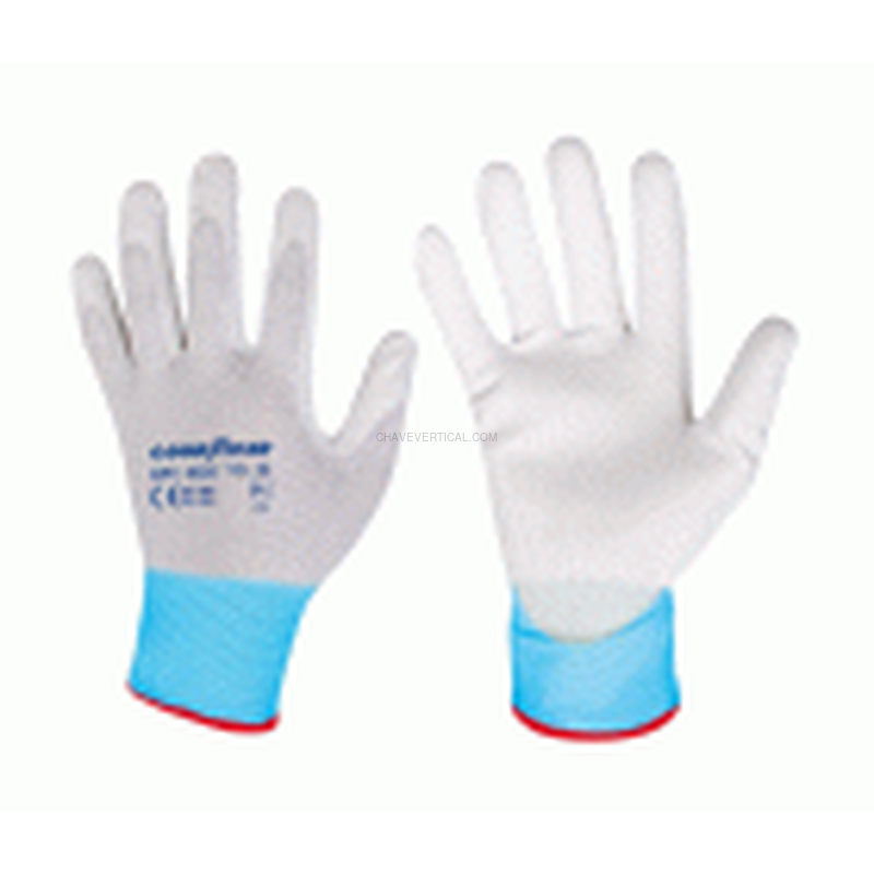 GUANTE NYLON/POLIURETANO BLANCO T-10 GOODYEAR G0525