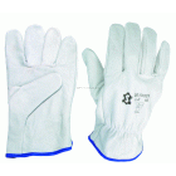 GUANTE PIEL FLOR BLANCO T-10 FERKO F-005BC