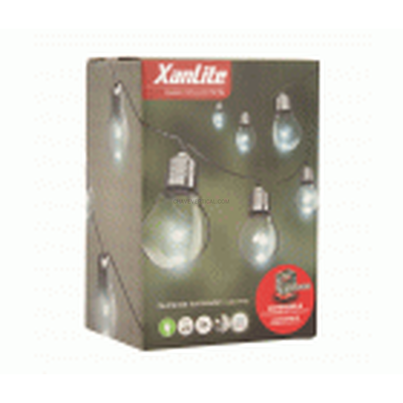 GUIRNALDA EXTERIOR 5M/5 BOMBILLAS LED XANLITE EG-GRL5PCWT