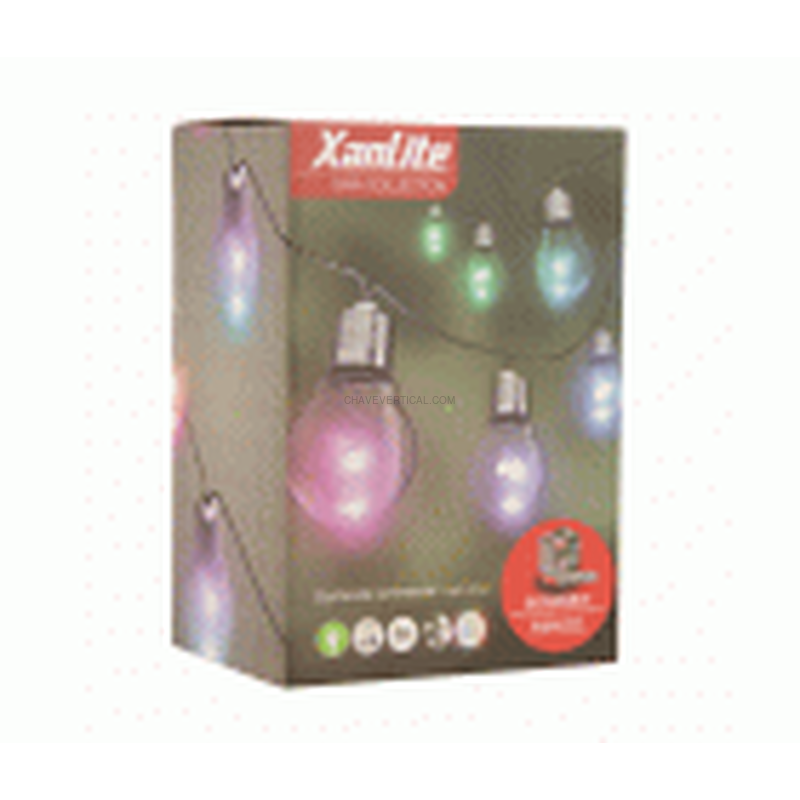 GUIRNALDA EXTERIOR 5M/5 BOMBILLAS LED XANLITE EG-GRL5PRVBT