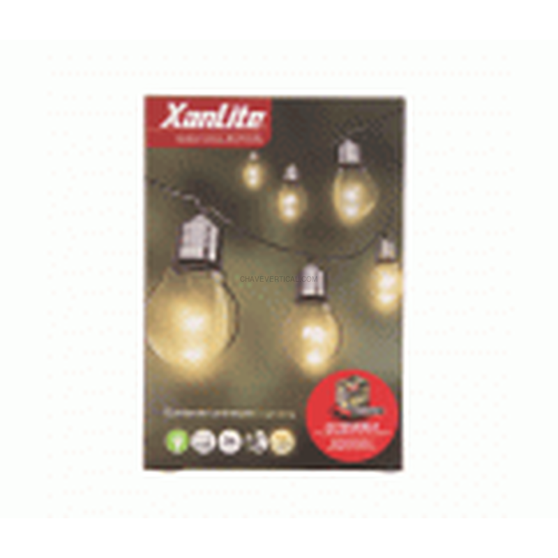 GUIRNALDA EXTERIOR 5M/5 BOMBILLAS LED XANLITE EG-GRL5PT