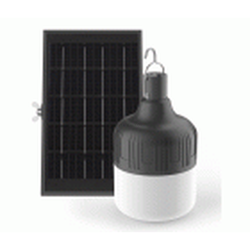 LÁMPARA LED NEGRA RECARGABLE SOLAR 250LM XANLITE EG-LSS250
