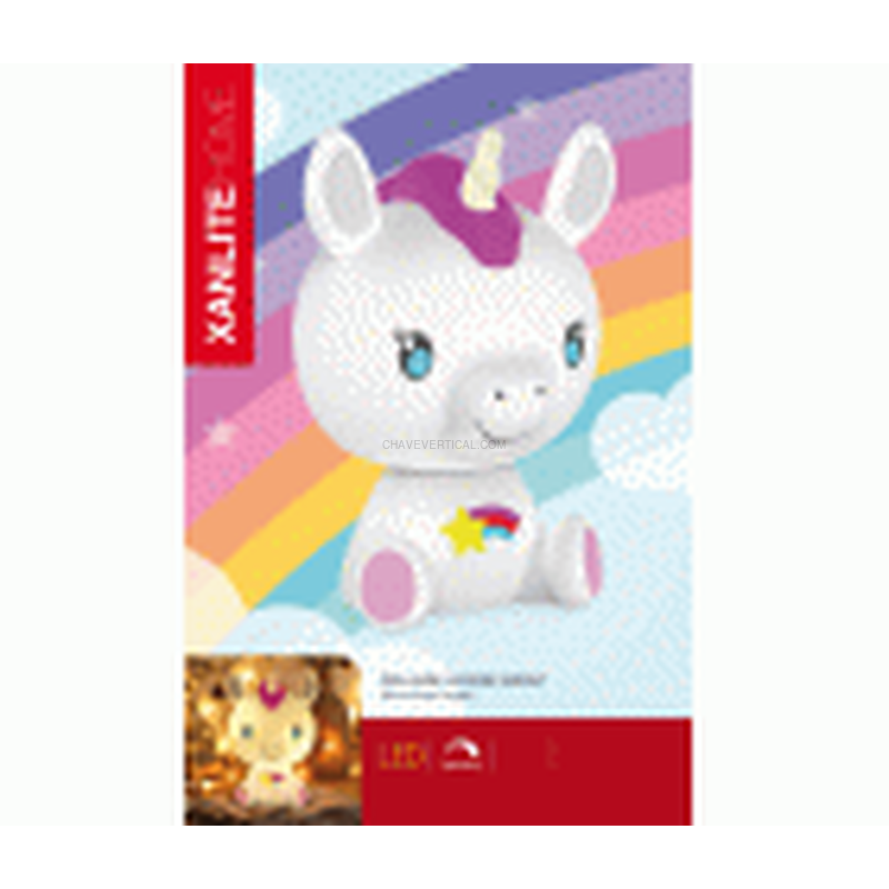 LÁMPARA LED UNICORNIO RECARGABLE BL+RGB XANLITE EG-VLLICORNE