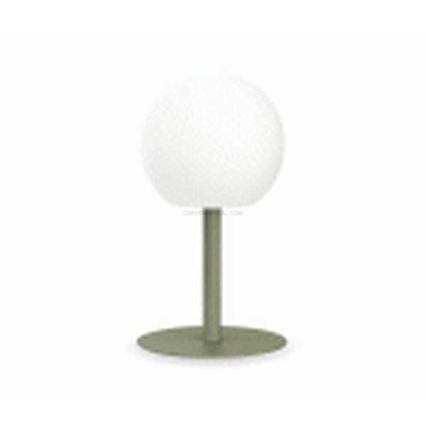 LAMPARA MESA BOLA KHAKI ACERO 400L XANLITE EG-LP16BKRCCT