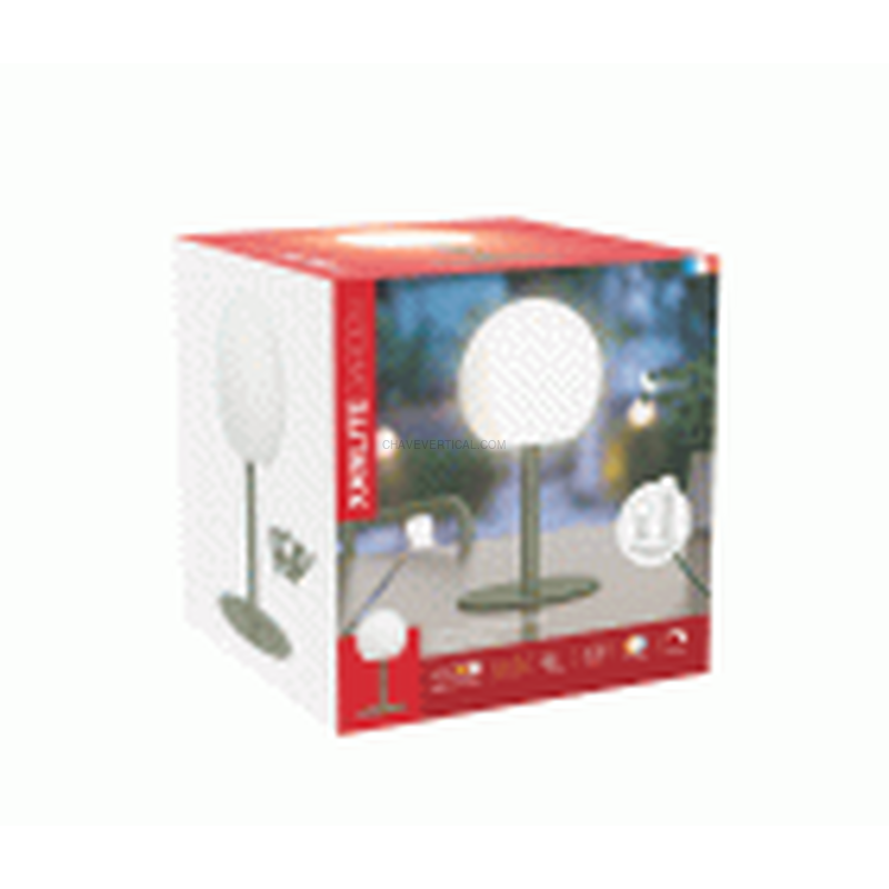 LAMPARA MESA BOLA KHAKI ACERO 400L XANLITE EG-LP16BKRCCT