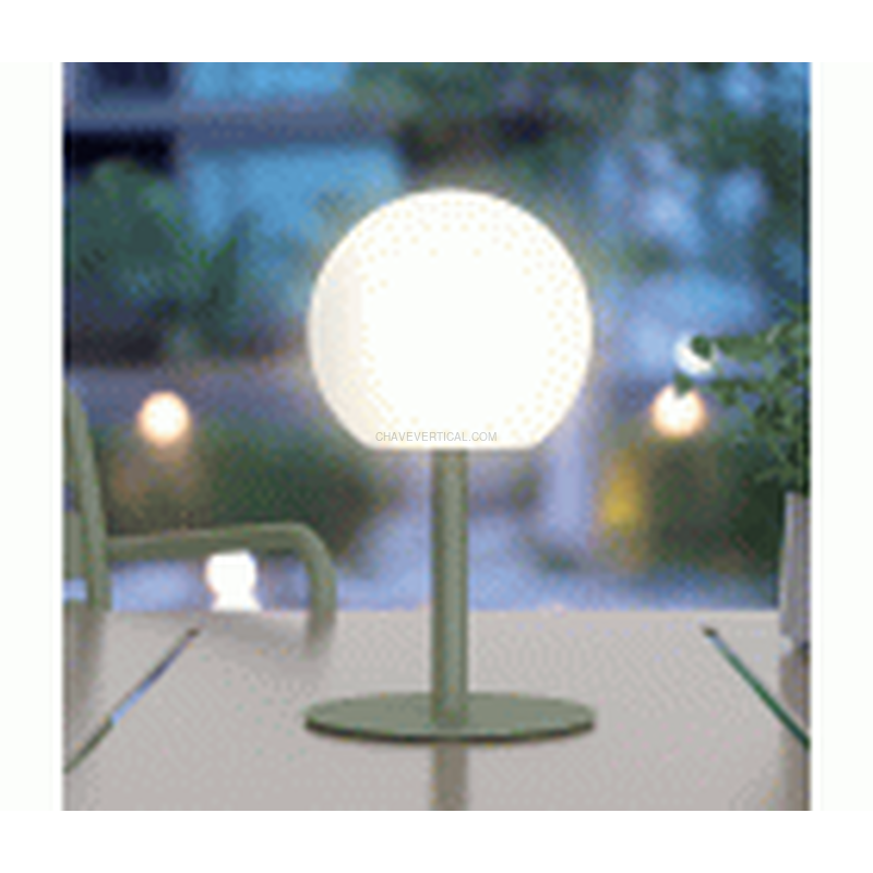 LAMPARA MESA BOLA KHAKI ACERO 400L XANLITE EG-LP16BKRCCT