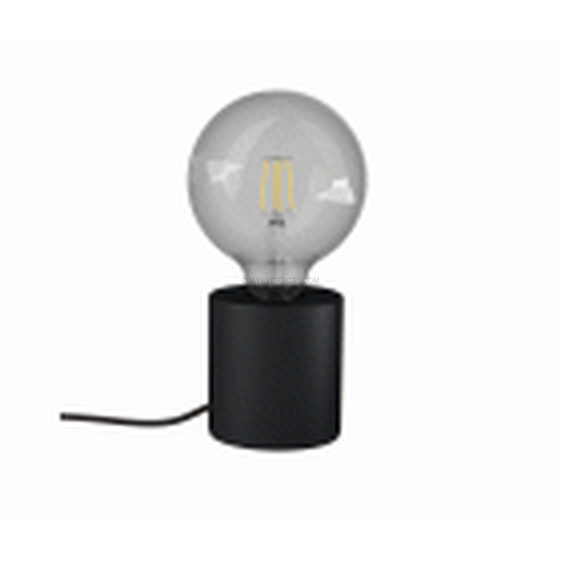 LAMPARA MESA CILINDRO NEGRA E27 60W XANLITE EG-XDLAPCYCLOMN