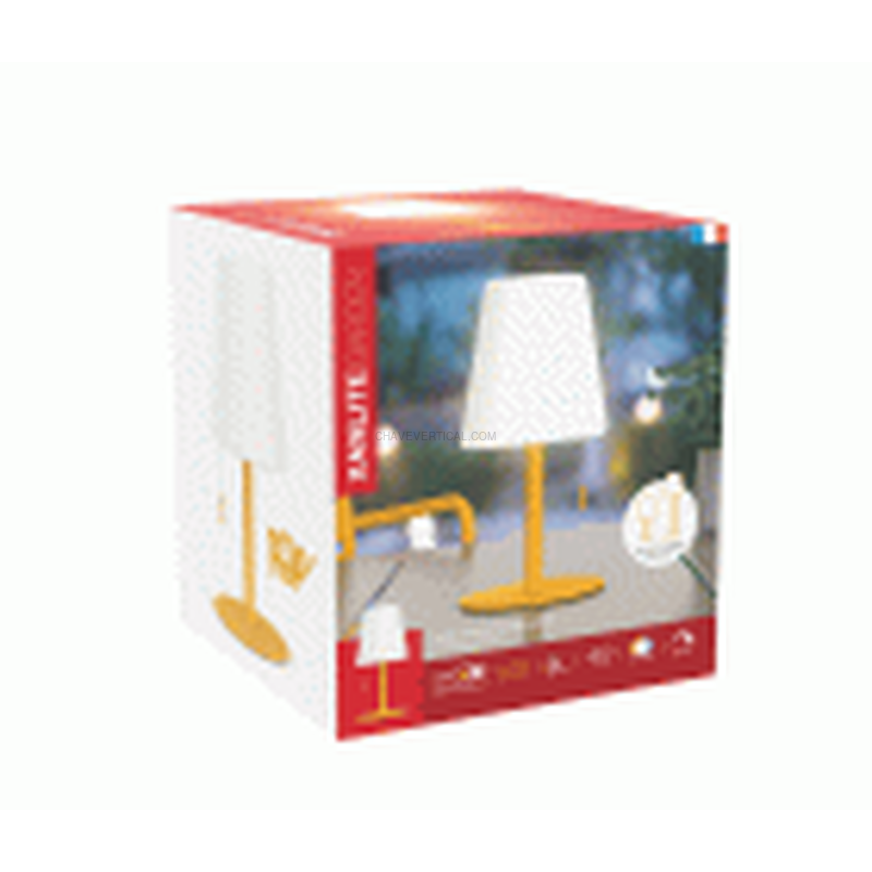 LAMPARA MESA CONO AMARILLO ACERO 400L XANLITE EG-LP16CJRCCT