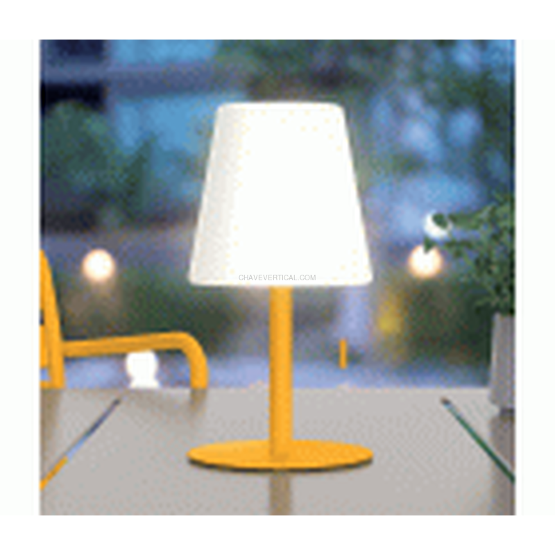 LAMPARA MESA CONO AMARILLO ACERO 400L XANLITE EG-LP16CJRCCT