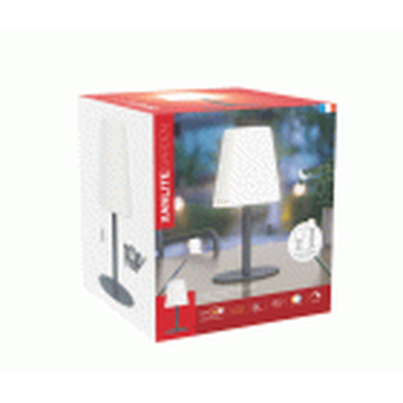 LAMPARA MESA CONO GRIS ACERO 400L XANLITE EG-LP16CGRCCT