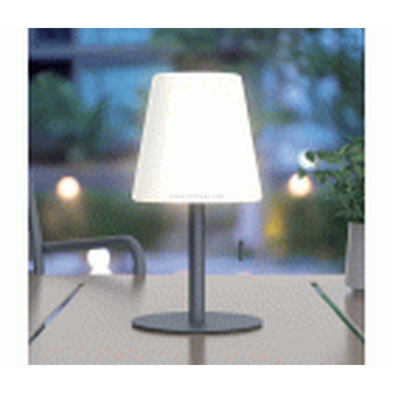 LAMPARA MESA CONO GRIS ACERO 400L XANLITE EG-LP16CGRCCT