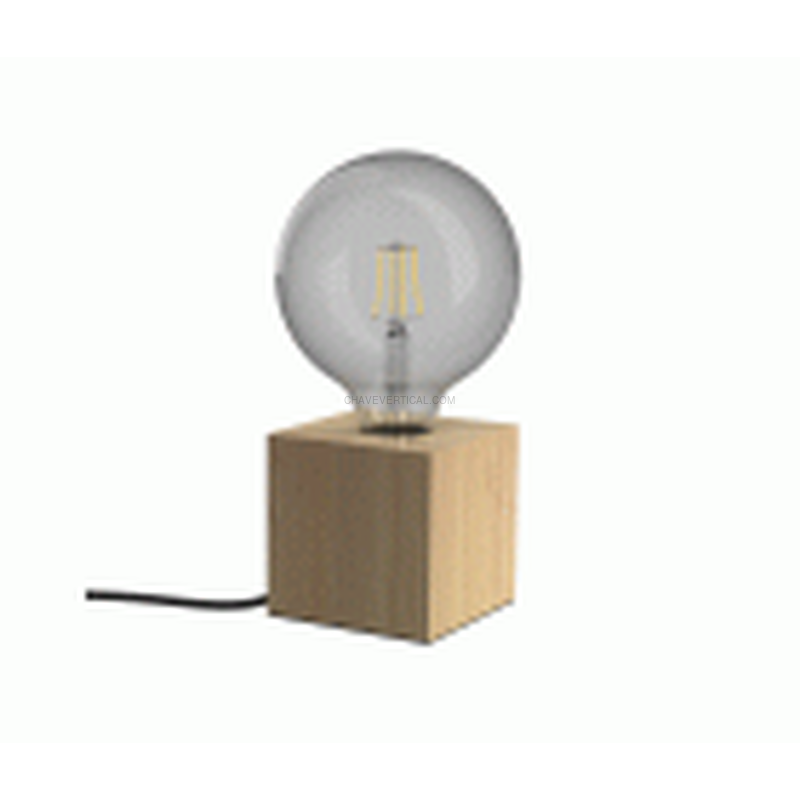 LAMPARA MESA CUBO Madeira E27 60W XANLITE EG-XDLAPCUBIKW