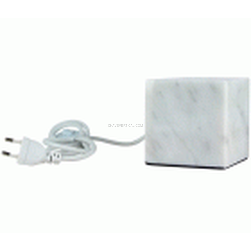 LAMPARA MESA CUBO MARMOL BLANCO XANLITE EG-CDEM01WB125F