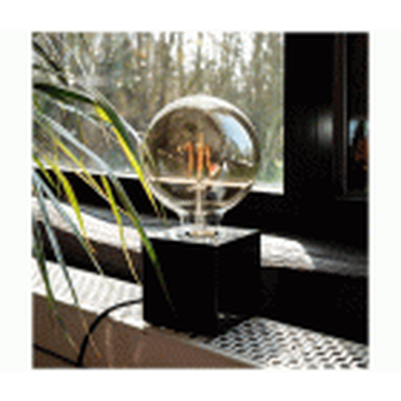LAMPARA MESA CUBO MARMOL NEGRO XANLITE EG-CDEM01BB125F
