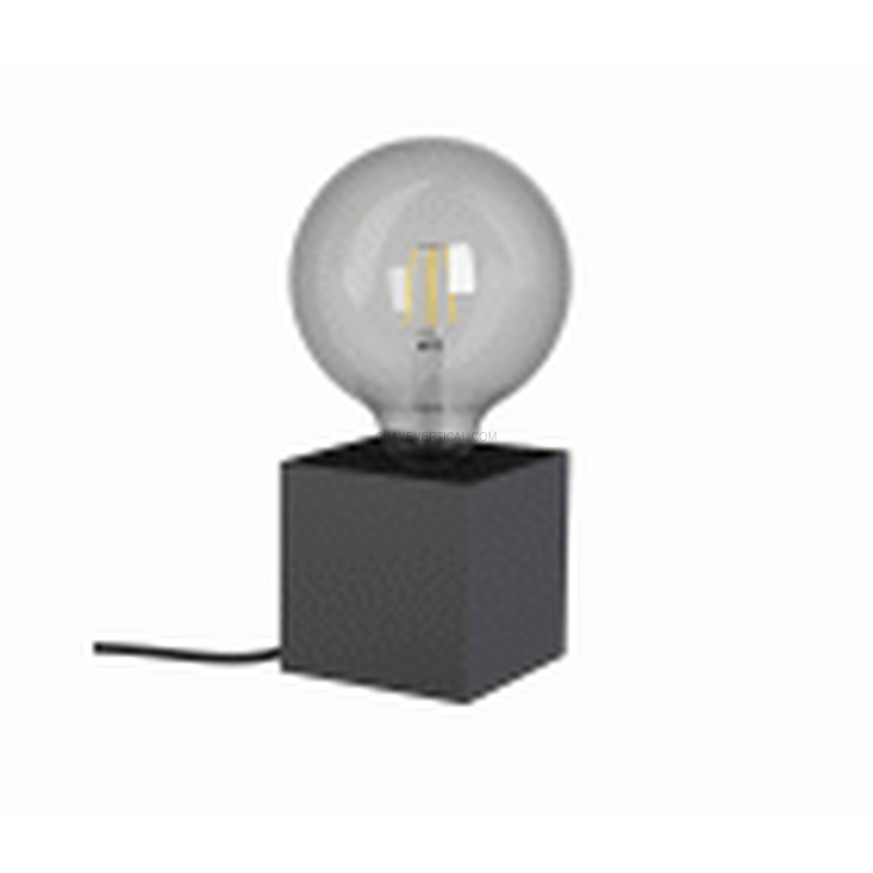 LAMPARA MESA CUBO NEGRA E27 60W XANLITE EG-XDLAPCUBIKB