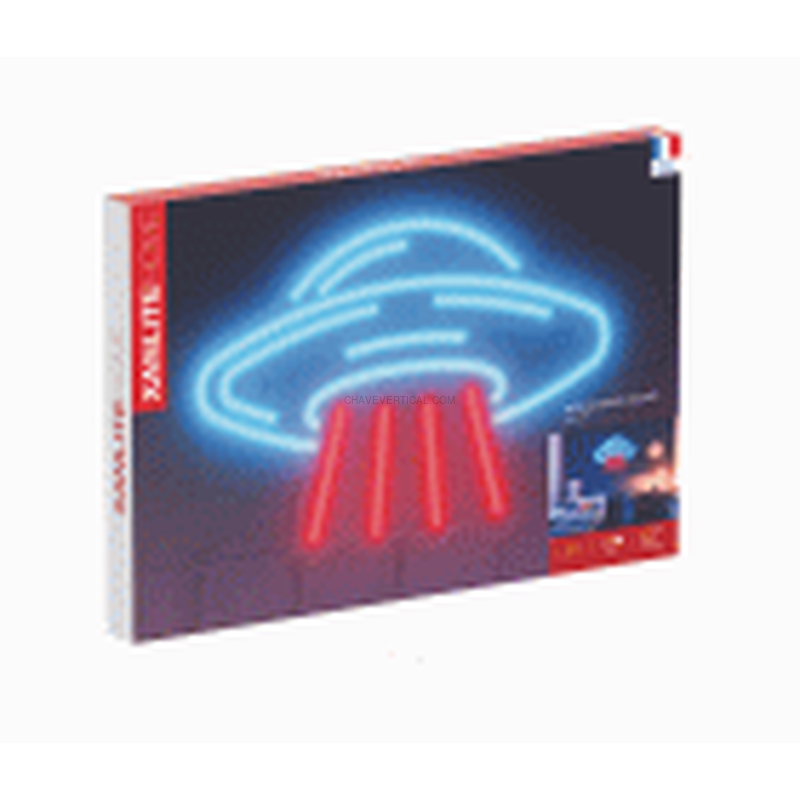 LÁMPARA NEÓN MURAL RGB PLATILLO VOLANTE XANLITE EG-UFONEON