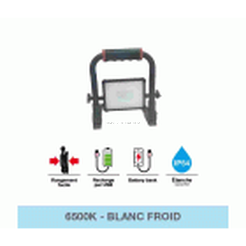 LUZ DE TRABAJO RECARGABLE 20W 1600LM XANLITE EG-PR20WRV2