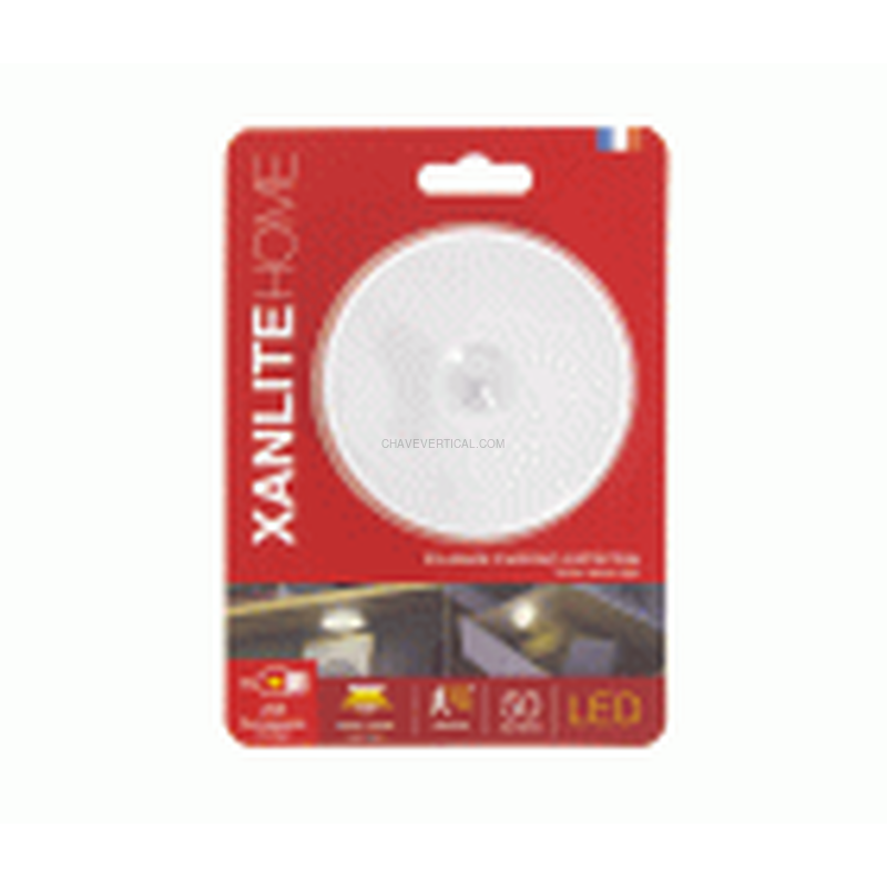 LUZ SENSOR MOVIMIENTO RECARGABLE 50LM XANLITE EG-ECP35RDCW