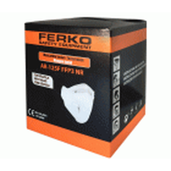 MASCARILLA FFP3 CON VÁLVULA (CAJA 12UD) FERKO AR-125F