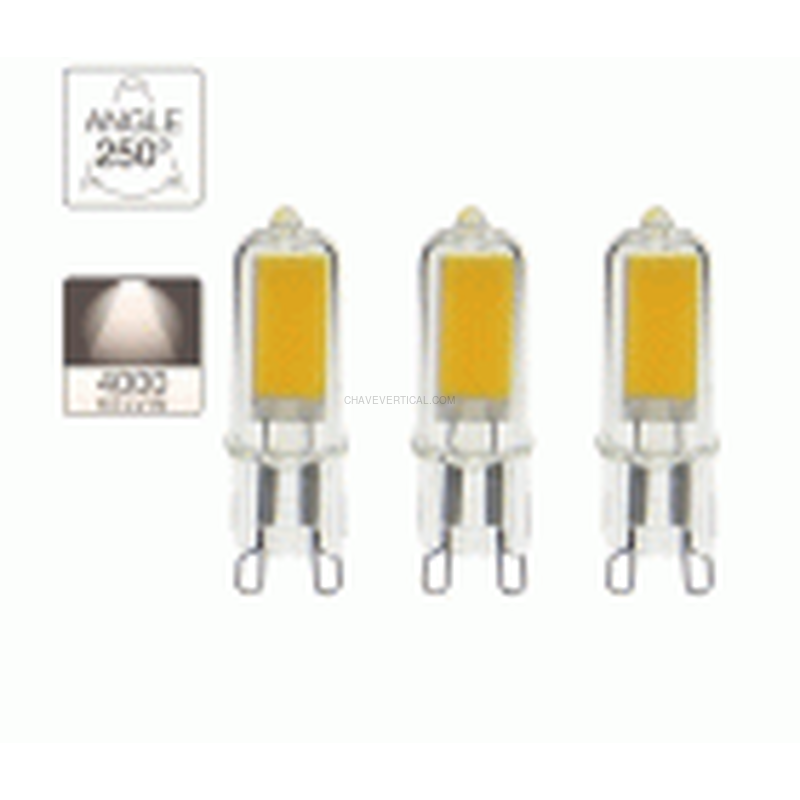 PACK 3 BOMBILLAS LED G9 XANLITE PACK3ALG9200CW