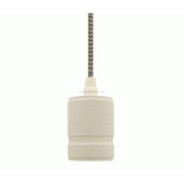 PENDEL METAL BLANCO LISO BLANCO/NEGRO ENERGEEKS EG-PENDEL007
