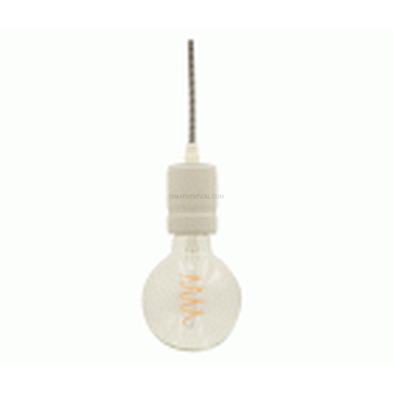 PENDEL METAL BLANCO LISO BLANCO/NEGRO ENERGEEKS EG-PENDEL007