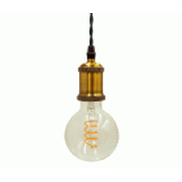 PENDEL METAL ORO VIEJO TRENZADO NEGRO ENERGEEKS EG-PENDEL001
