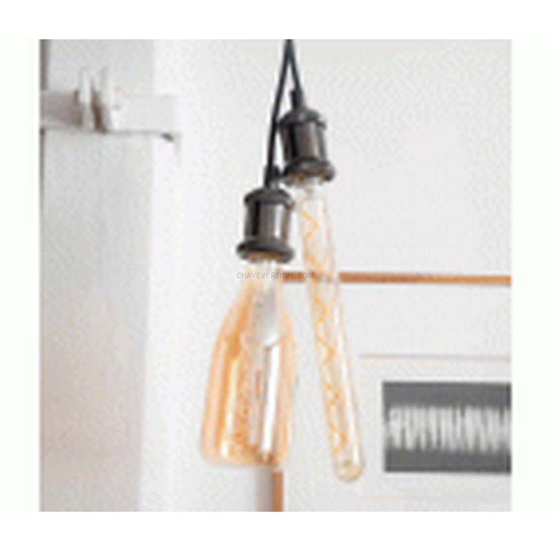 PENDEL NEGRO, VINTAGE, E27, CABLE 120CM, 60W, XANLITE EG-SDVEB