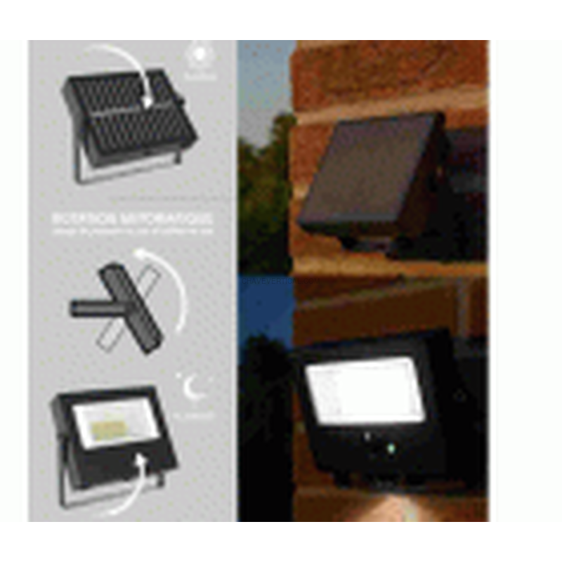 PROYECTOR DE PARED SOLAR LED XANLITE EG-PRS1500D