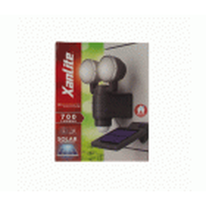 PROYECTOR SOLAR 2 FOCOS DE.MOV 700LM IP44 XANLITE EG-PRS700D