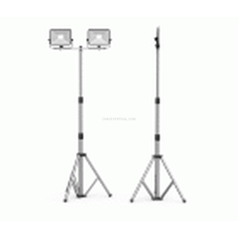 PROYECTOR TRIPODE 2 FOCOS 1400LM 40W IP44 6500K EG-PR20W2T